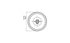 Ecosmart Fire Mix 600 Fire Pit Bowl - Bone Finish / Black Burner - ESF.O.MX6.BO.B